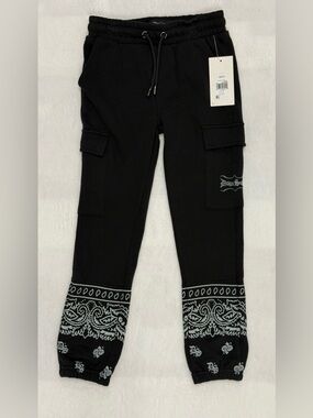 NWT Boy’s Small (6/7) Snoop Dogg Paisley Fleece Joggers